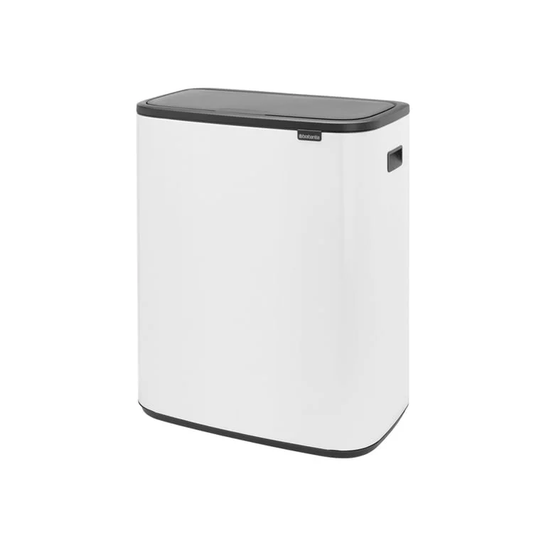 Кош за смет Brabantia Bo Touch 2x30L, White
