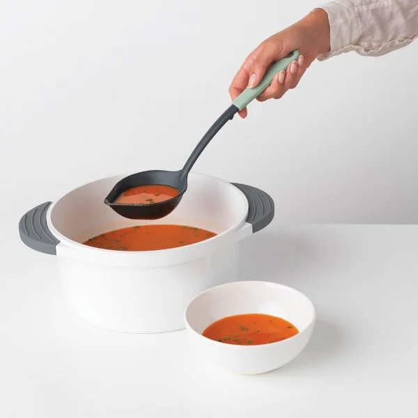 Soup Ladle plus Scraper Brabantia Tasty+, Jade Green