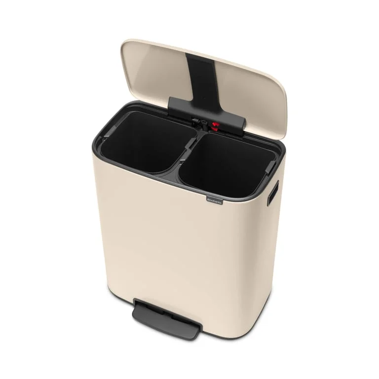 Waste Bin Brabantia Bo Pedal 2x30L, Soft Beige