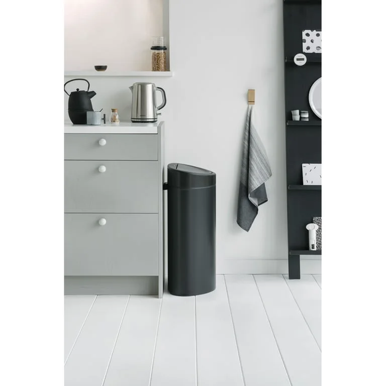Кош за смет Brabantia Touch Bin New 40L, Matt Black