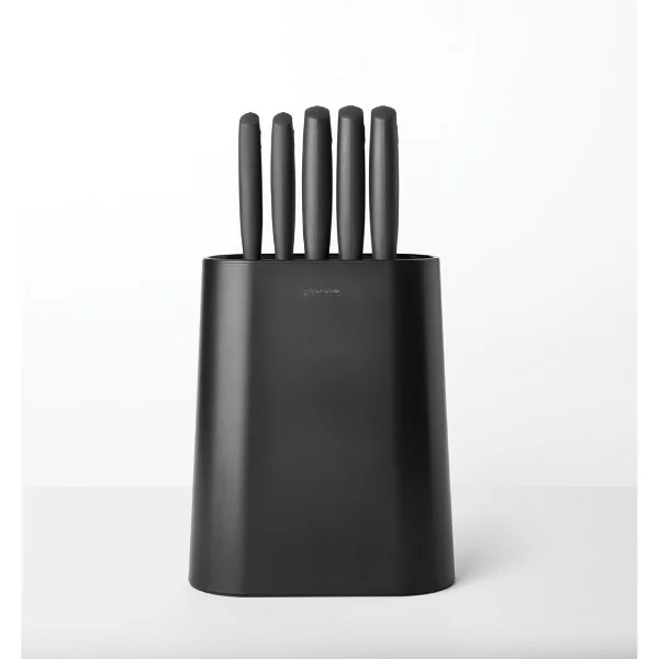Блок с 5 ножа Brabantia Tasty+ Dark Grey
