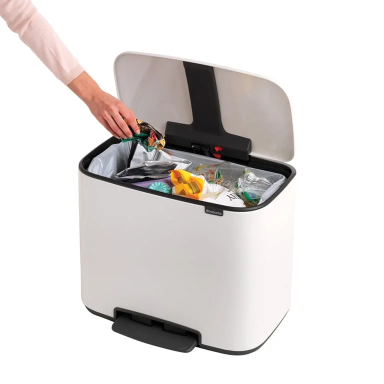 Кош за смет Brabantia Bo Pedal 36L, White