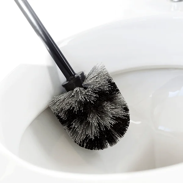 Toilet Brush & Holder Brabantia ReNew Matt Steel, Black Handle