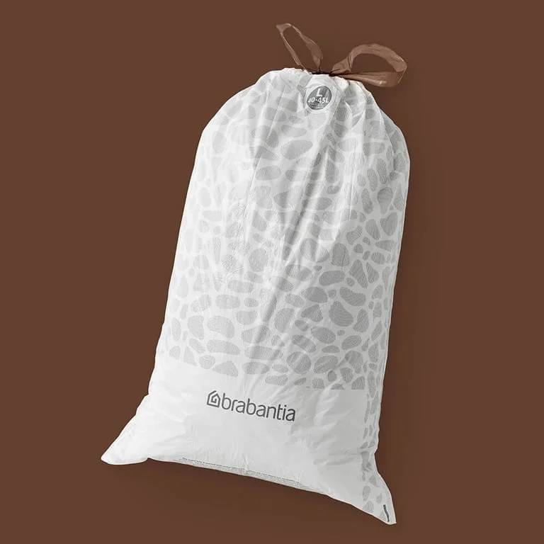 PerfectFit Bags Brabantia Size L, 45L, 20 pcs, White
