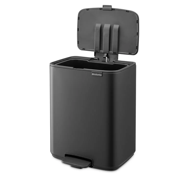 Кош за смет Brabantia Bo Pedal 12L, Mineral Infinite Grey