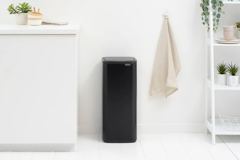 Waste Bin Brabantia Bo Touch 30L, Matt Black