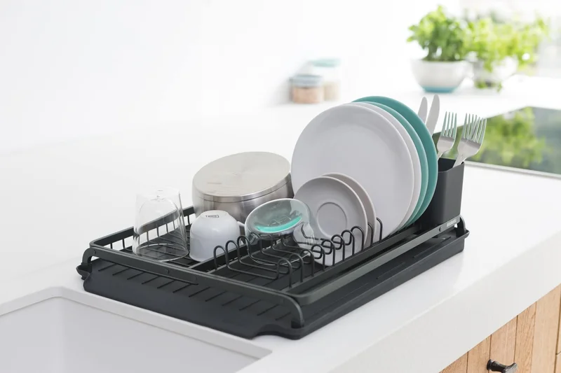 Dish drying rack, Brabantia, Dark Grey