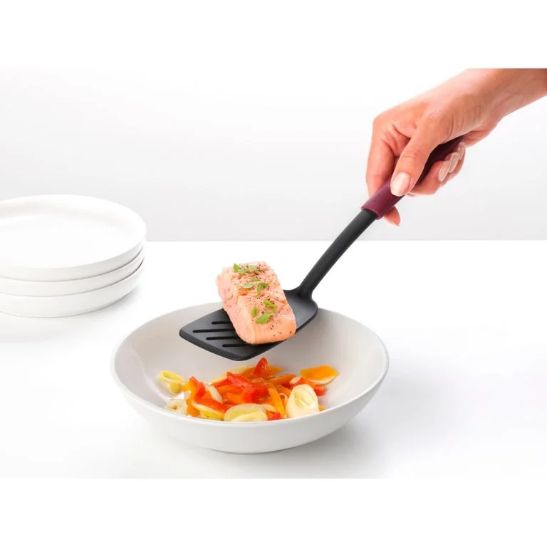 Cook and Serve Spatula BrabantiaTasty+ Aubergine Red