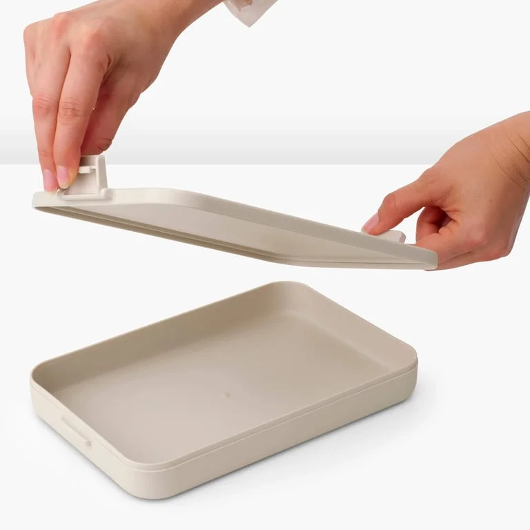 Lunch Box Brabantia Make&Take Soft Beige Flat, Plastic