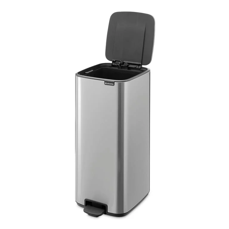 Кош за смет Brabantia Bo Pedal 30L, Matt Steel Fingerprint Proof