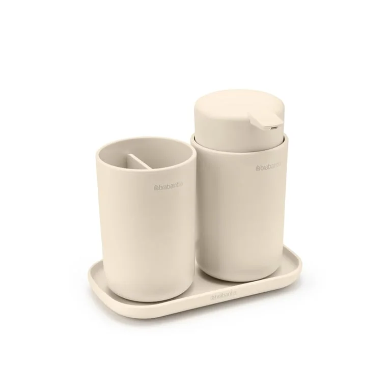 Bathroom Accessory Set Brabantia, 3 Pieces, Soft Beige
