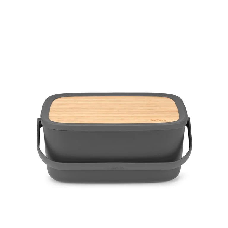 Bread Bin Brabantia Nic, Dark Grey