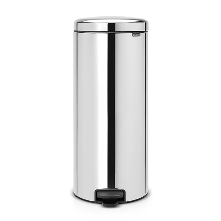 Кош за смет с педал Brabantia NewIcon 30L, Brilliant Steel, метална кофа