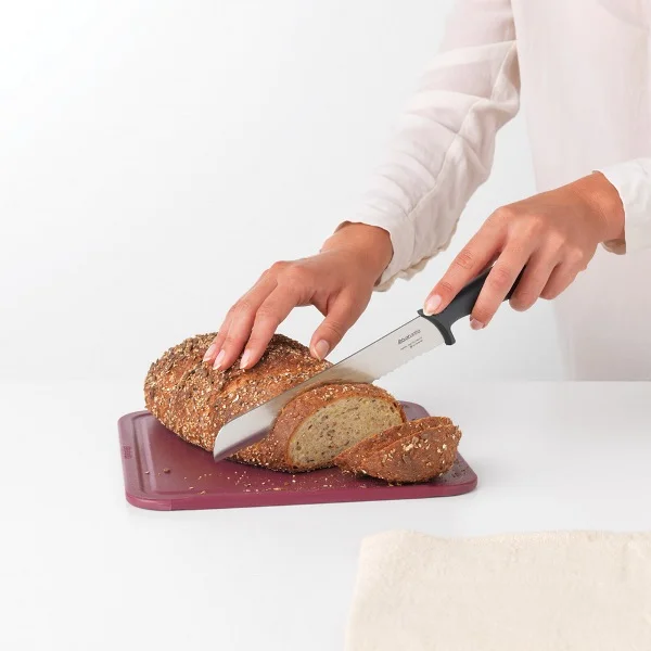 Bread Knife Brabantia Tasty+ Dark Grey, 20cm