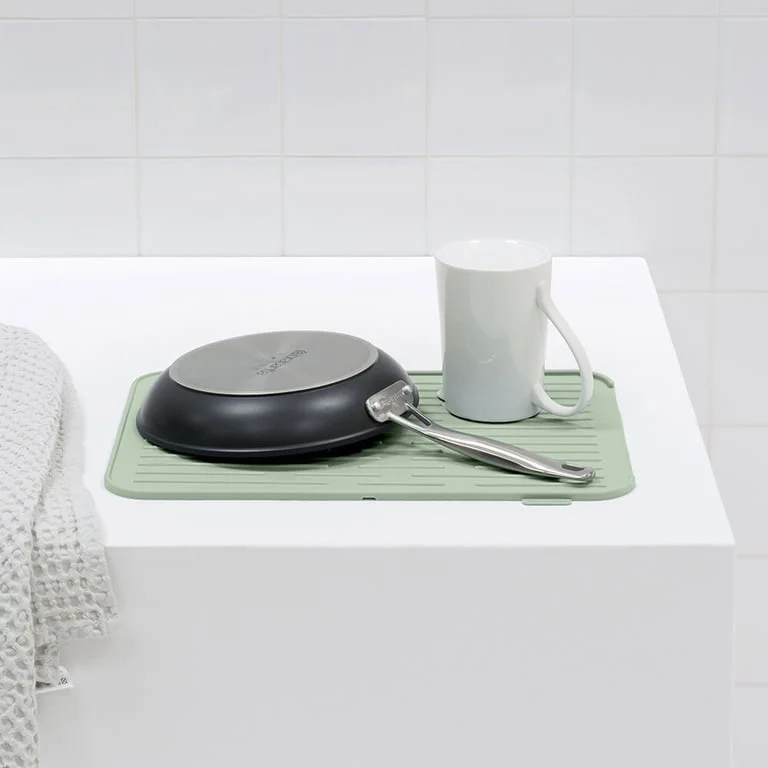 Silicone Dish Drying Mat Brabantia 33x44cm, Jade Green