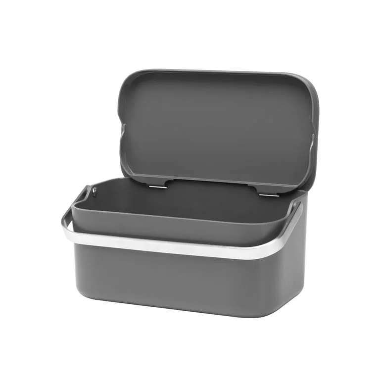 Food waste caddy, Brabantia, Dark Grey