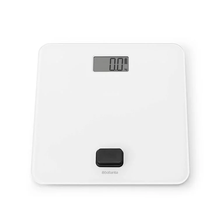 Bathroom Scale Brabantia, Battery Free, White