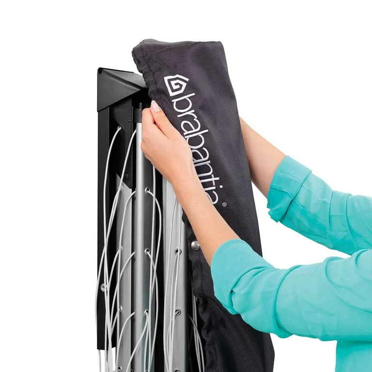 Dryer Brabantia, WallFix in cover, Metallic Grey