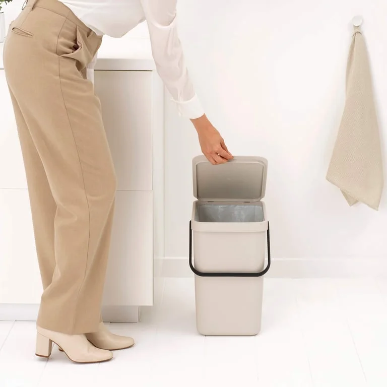 Waste Bin Brabantia Sort&Go 25L, Soft Beige