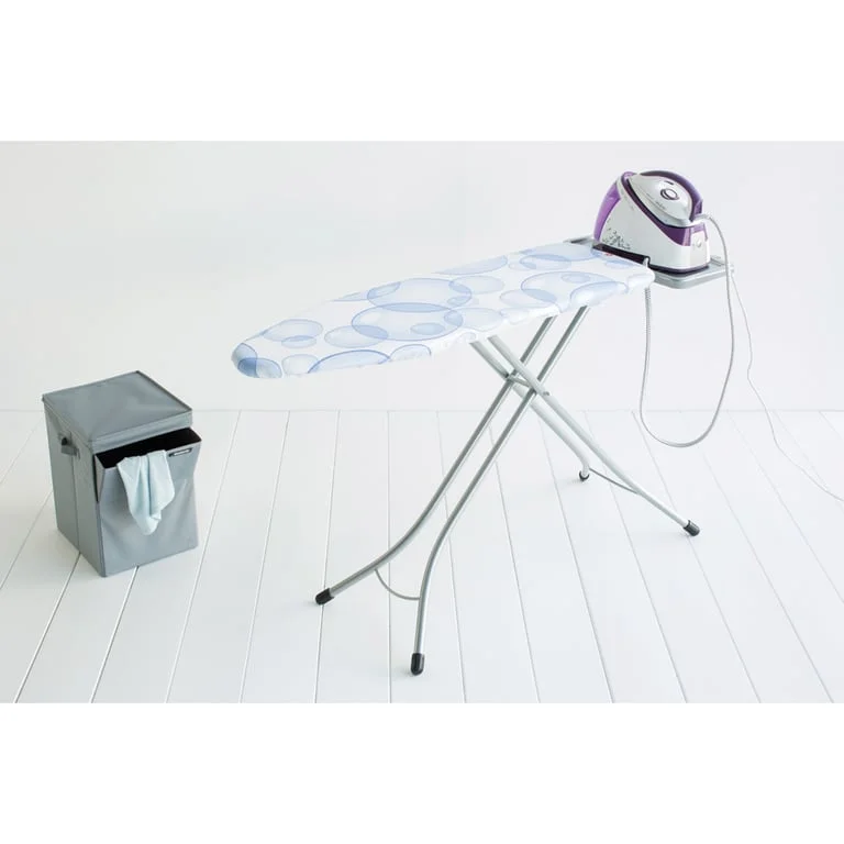 Маса за гладене Brabantia B 124x38cm с поставка за парогенератор, PerfectFlow Bubbles