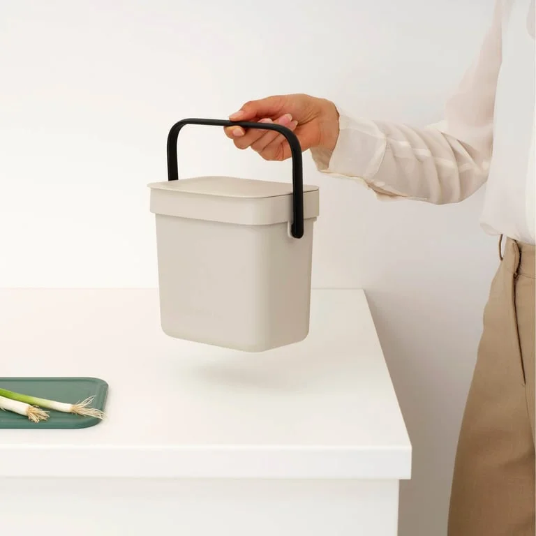 Waste Bin Brabantia Sort&Go 3L, Soft Beige