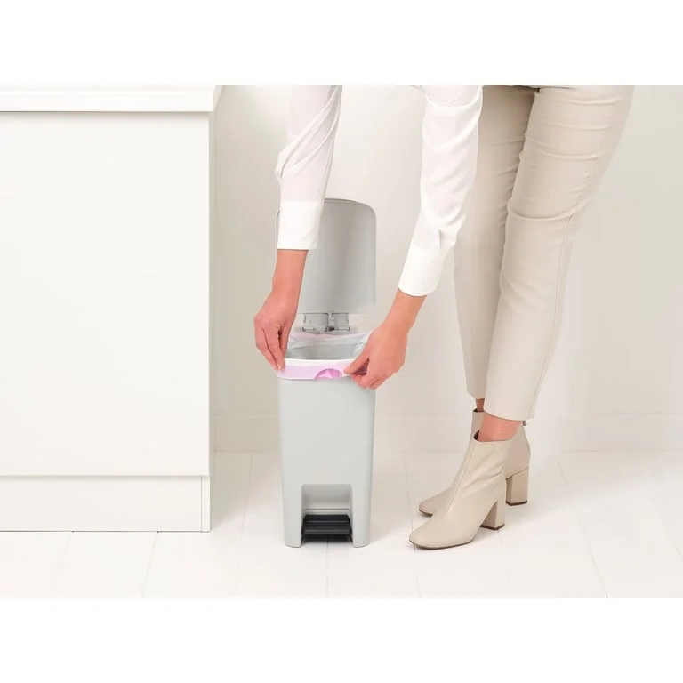 Кош за смет с педал Brabantia StepUp 10L, Light Grey
