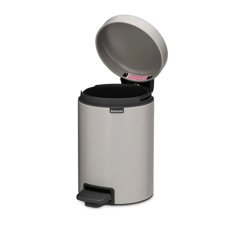 Кош за смет с педал Brabantia NewIcon 3L, Soft Grey