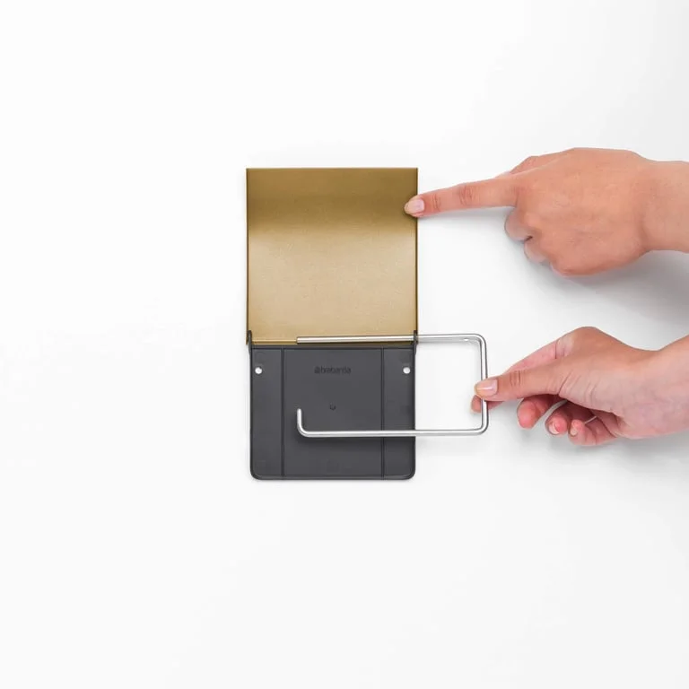 Toilet Roll Hanger Brabantia ReNew Warm Gold