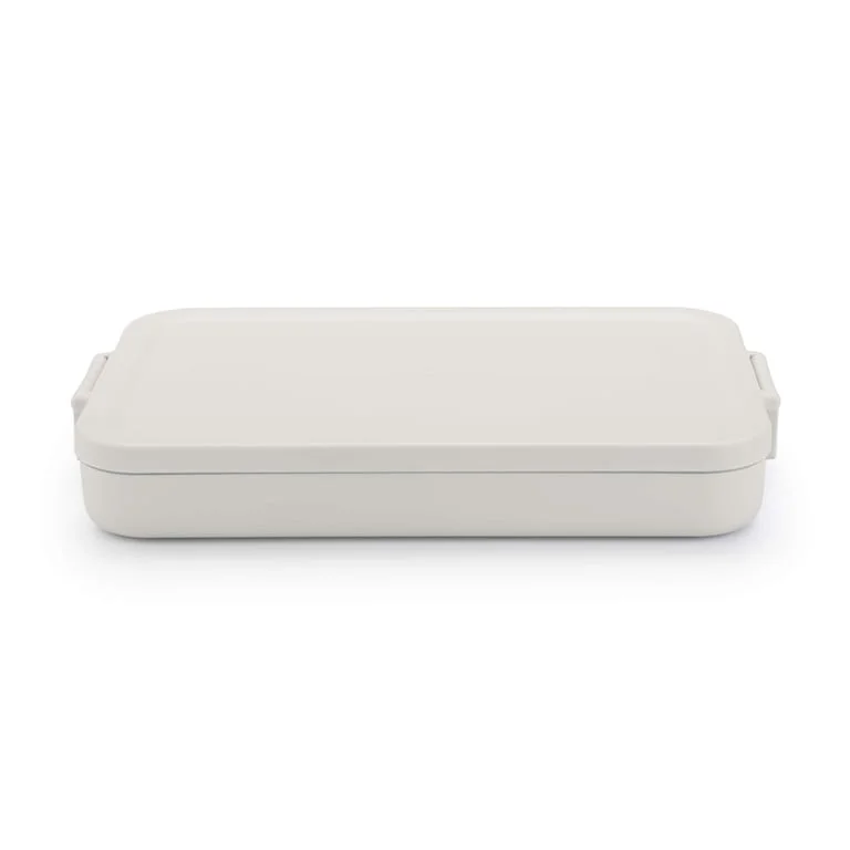 Lunch Box Brabantia Make&Take Light Grey Flat, Plastic