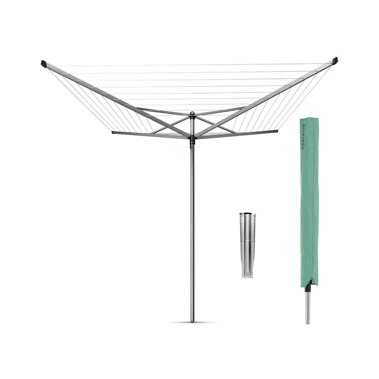 Outdoor Dryer Brabantia TopSpinner, 50m, ground spike and cover