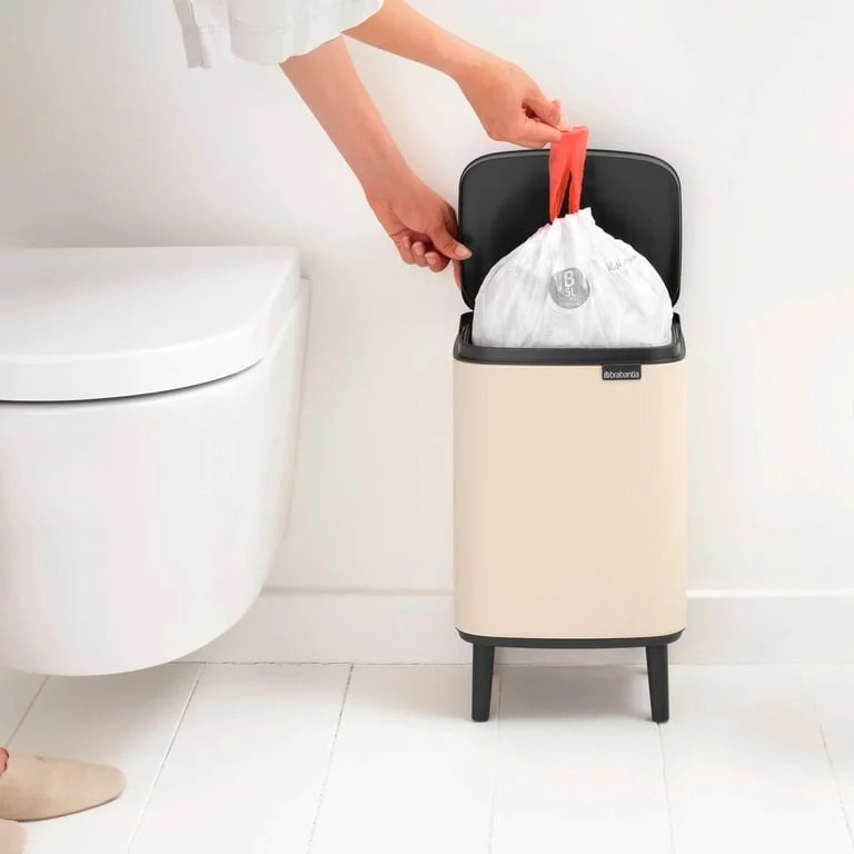 Waste Bin Brabantia Bo Small Hi 7L, Soft Beige