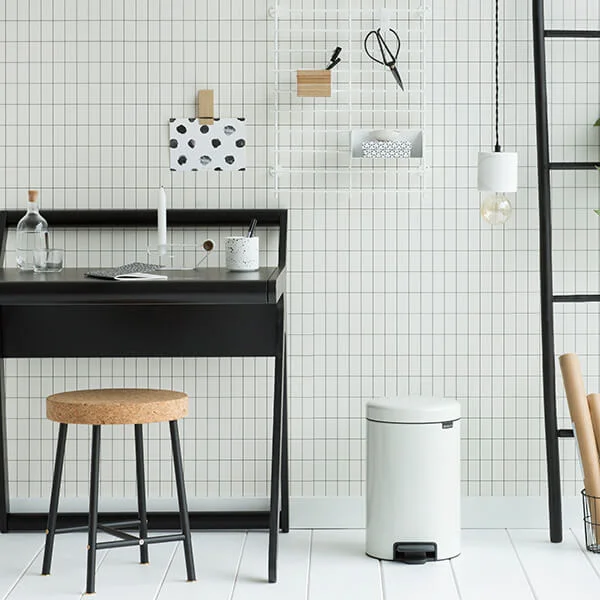 Waste Bin NewIcon Brabantia 12L, White