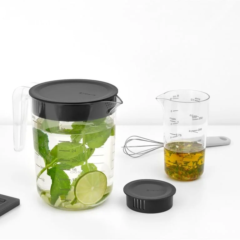 Measuring Jug Set Brabantia Tasty+ Dark Grey, 2 pcs