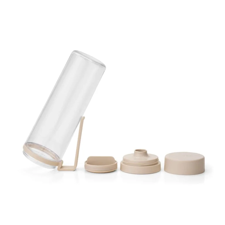 Water Bottle Brabantia Make&Take Soft Beige 500ml, with Strainer