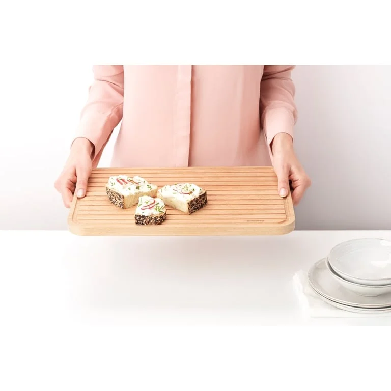 Chopping Board Brabantia Profile Wooden 40x25cm, for Bread