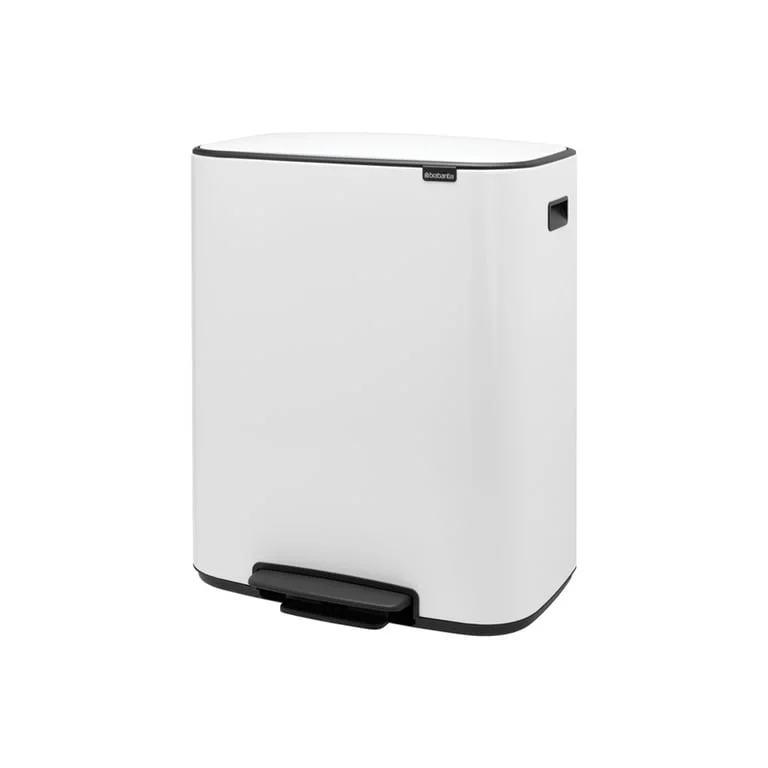 Waste Bin Brabantia Bo Pedal 2x30L, White