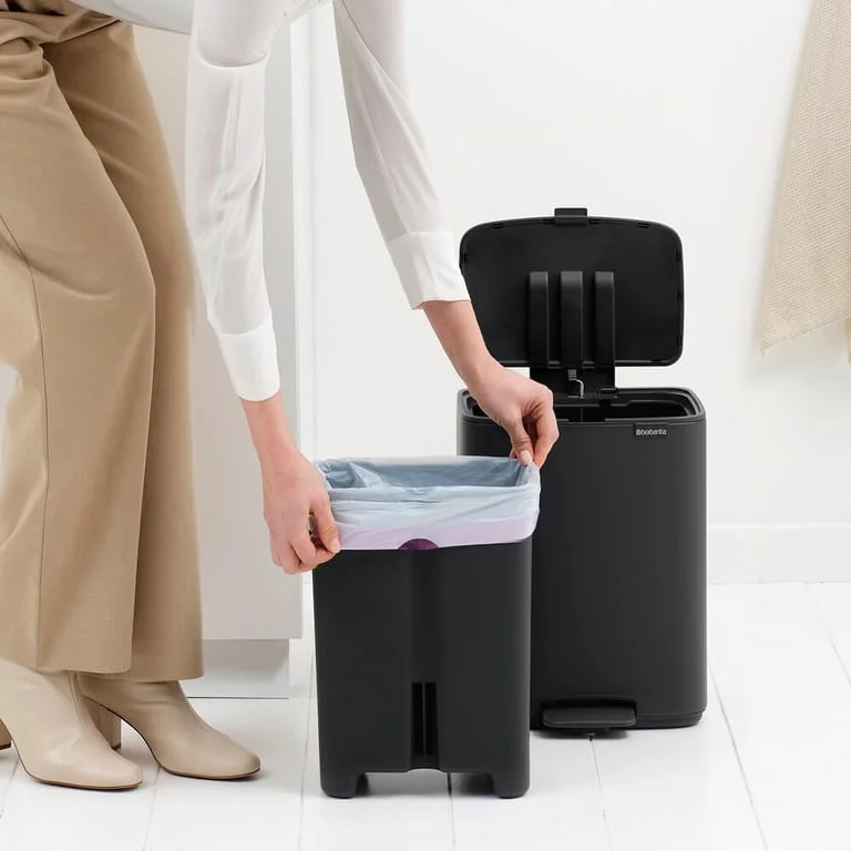 Кош за смет Brabantia Bo Pedal 12L, Mineral Infinite Grey