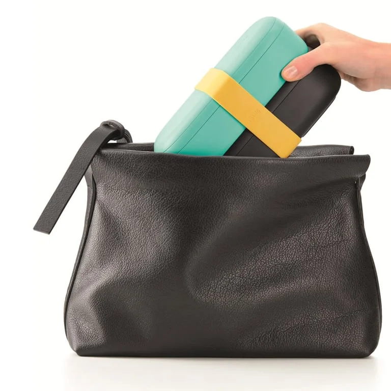 Lunch Box Lekue On The Go Turquoise 2x500ml
