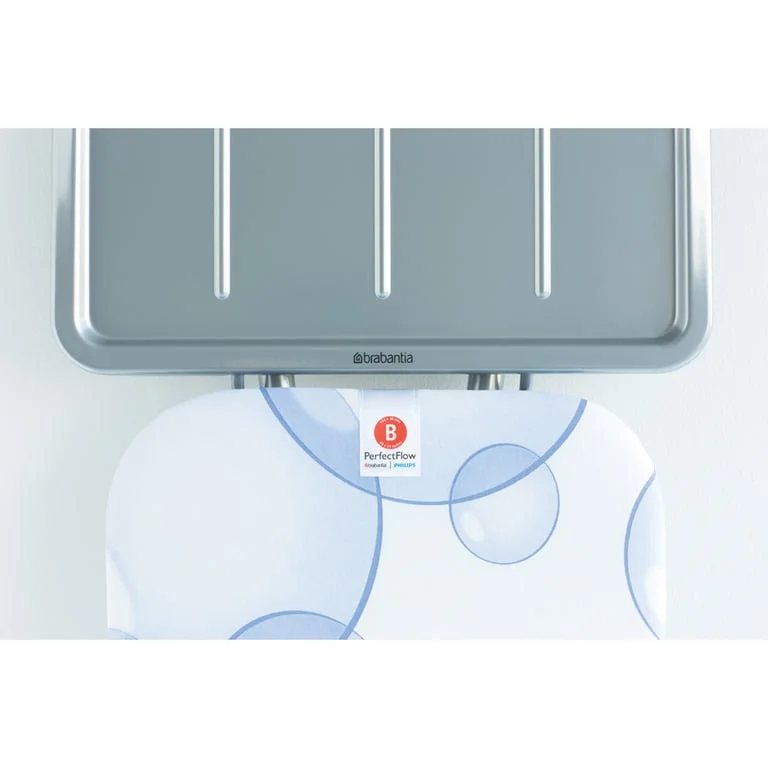 Маса за гладене Brabantia B 124x38cm с поставка за парогенератор, PerfectFlow Bubbles