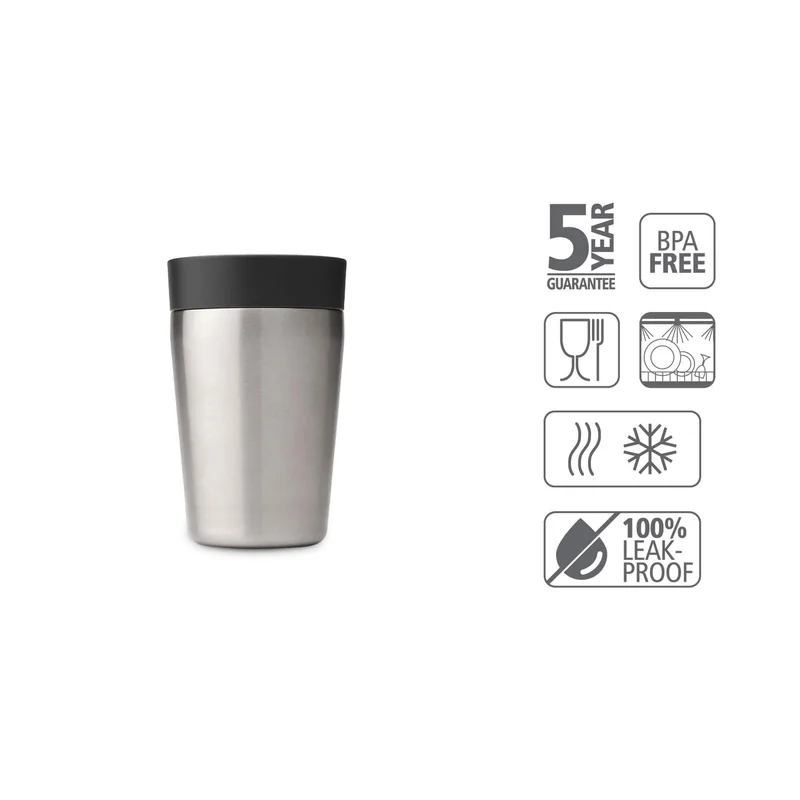Термо чаша Brabantia Make&Take 200ml Dark Grey
