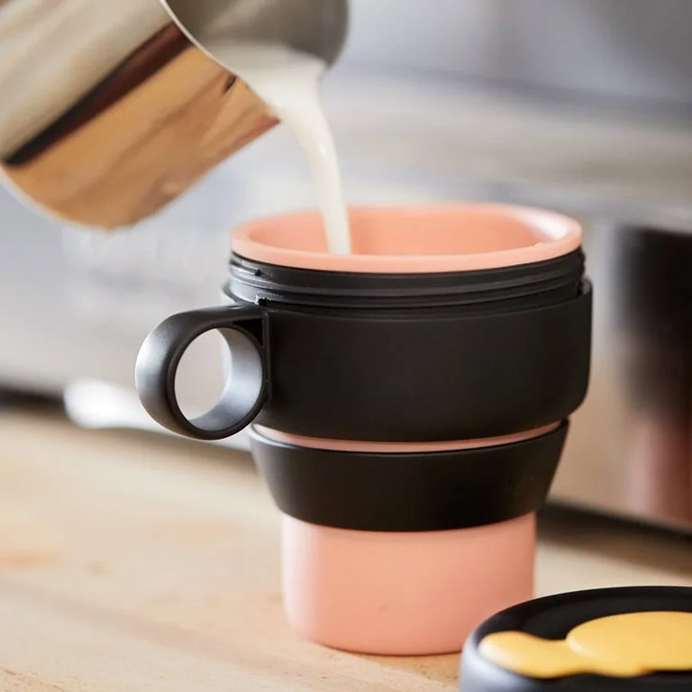 Чаша сгъваема Lekue On The Go Coral 350ml