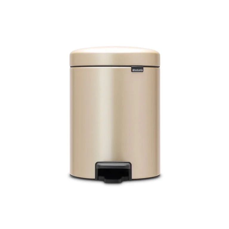 Кош за смет с педал Brabantia NewIcon 5L, Metallic Gold