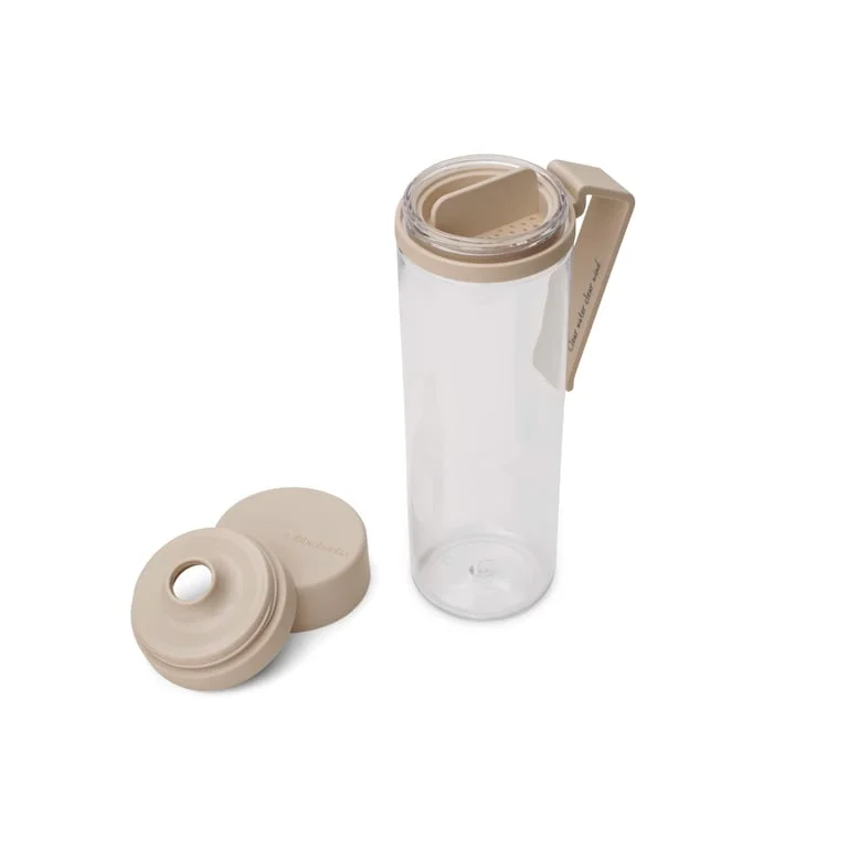 Water Bottle Brabantia Make&Take Soft Beige 500ml, with Strainer