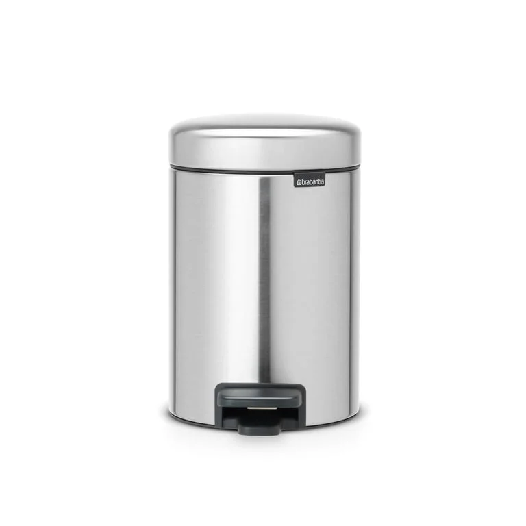Кош за смет с педал Brabantia NewIcon 3L, Matt Steel Fingerprint Proof