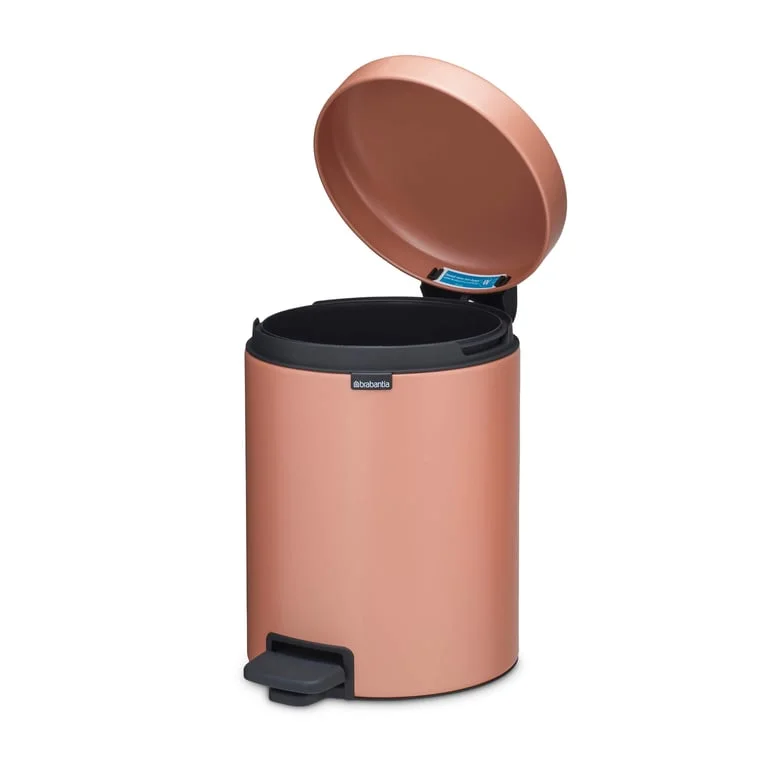 Кош за смет с педал Brabantia NewIcon 5L, Warm Copper