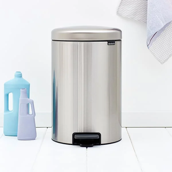 Waste Bin NewIcon Brabantia 20L Matt Steel FPP