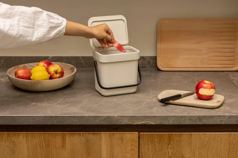 Waste Bin Brabantia Sort&Go 3L, Soft Beige