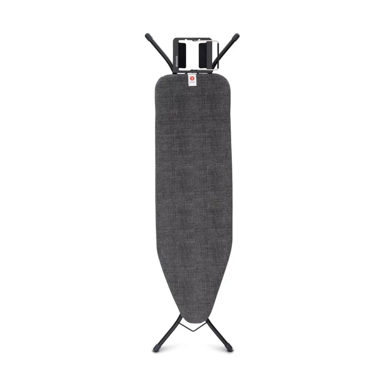 Ironing Board Brabantia B 124x38cm, Steam Iron Rest, Denim Black