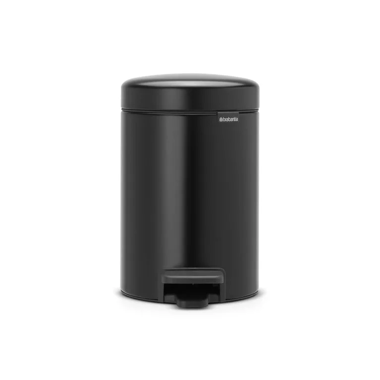 Кош за смет с педал Brabantia NewIcon 3L, Matt Black