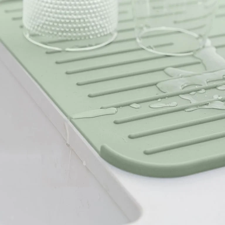 Silicone Dish Drying Mat Brabantia 33x44cm, Jade Green